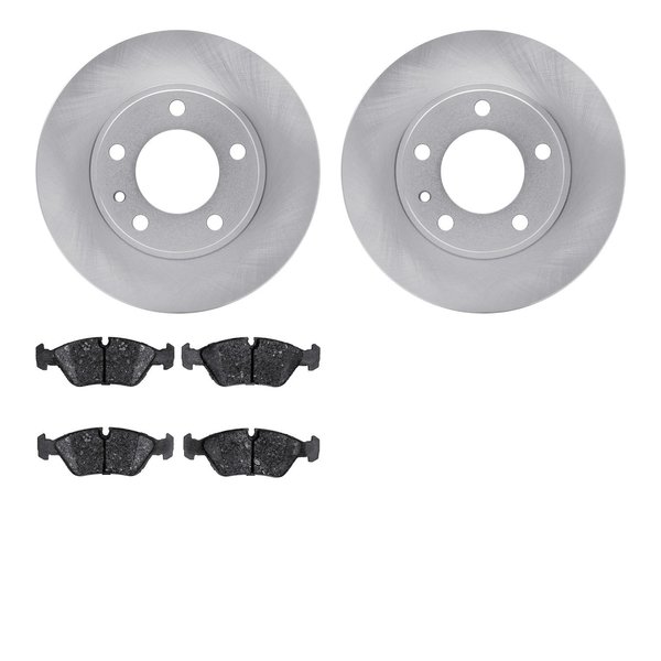 Dynamic Friction Co 6602-31047, Rotors with 5000 Euro Ceramic Brake Pads 6602-31047